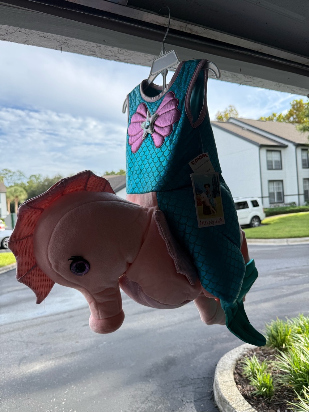 Dream Play Imagine Mermaid Riding Seahorse Ride-On Costume